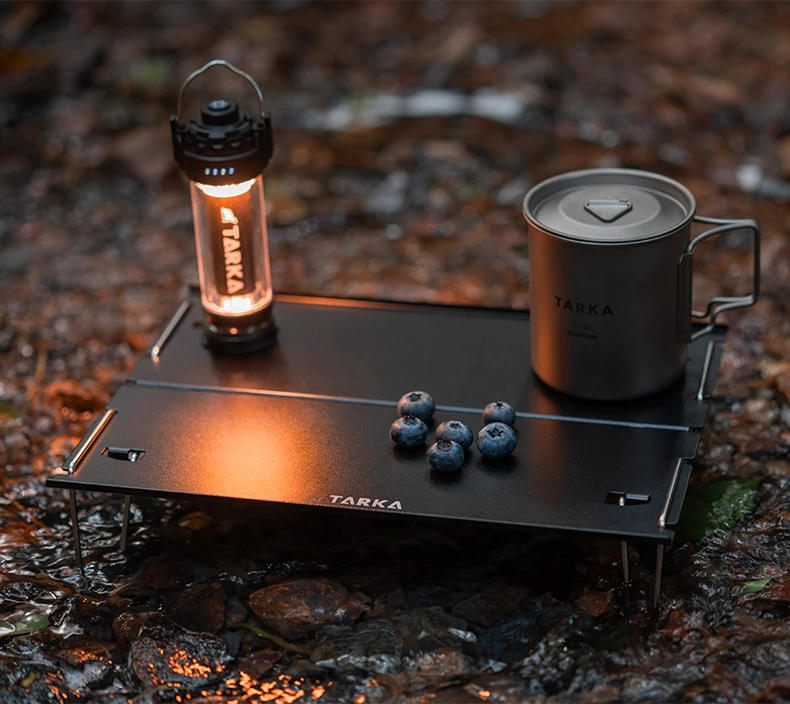 Description Picture 5 of itemTARKA Mini Camping Table Tourist Portable Folding Table Aluminium Alloy Picnic Small Table Outdoor Fishing Beach Hiking Supplies