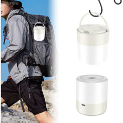 LED Hanging Camping Light USB Fast Charging Portable Camping Lantern Stepless Dimming Bedside Table Lamp for Outdoor Camping