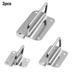 Folding Cabinet Pulls Drawer Handle Silver Kitchen Furniture Door Handle Household Hardware Stainless Steel Wooden Box Handle