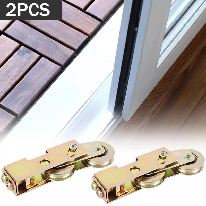 Description Picture 6 of item2Pcs Sliding Patio Door Rollers 1-1/4inch Sturdy Sliding Door Bearing Wheel Sliding Glass Doors Windows Wardrobes Replace Roller