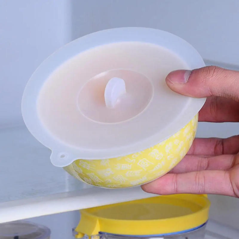 Description Picture 3 of itemSafe FDA Grade Silicone White Cup Cover Bowl Lid Heat-resistant S M L Prevent Dust and Flies Universal