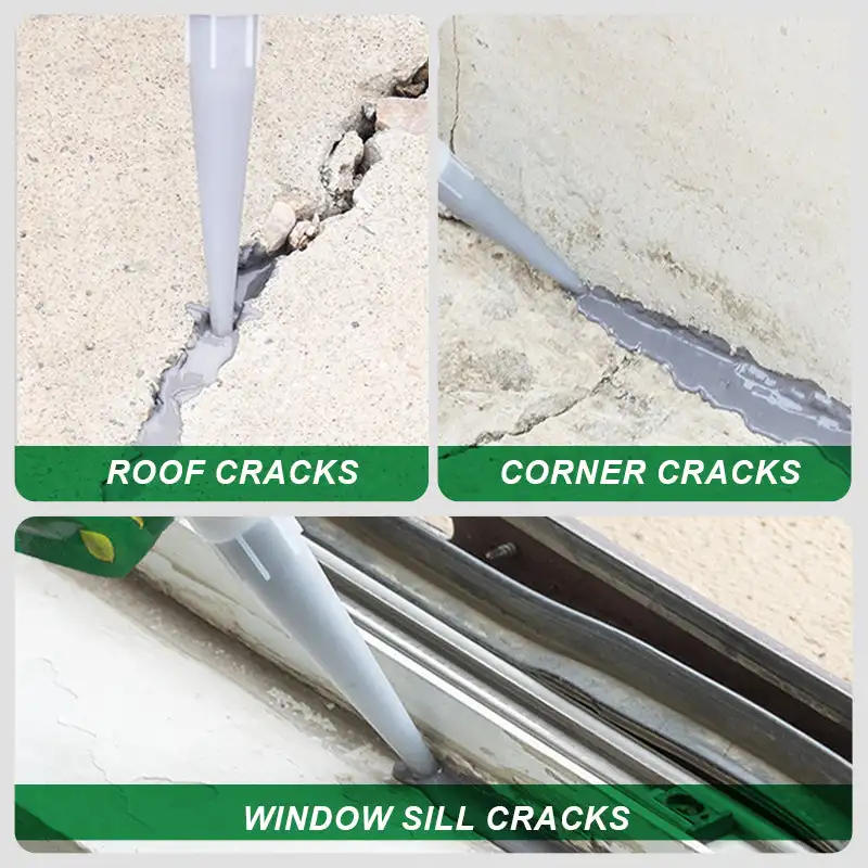 Description Picture 3 of itemStrong Waterproof Sealer Super Bonding Sealant Glue Heat-Resistance Adhesive Glue For Roof Corner Crack Repairing