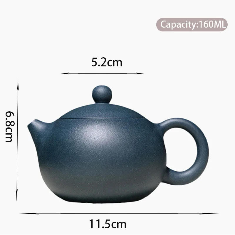 Description Picture 4 of itemYixing Famous Purple Clay Teapots Ball Hole Filter Xishi Tea Pot Beauty Kettle Ore Handmade Zisha Tea Set Exquisite Gifts