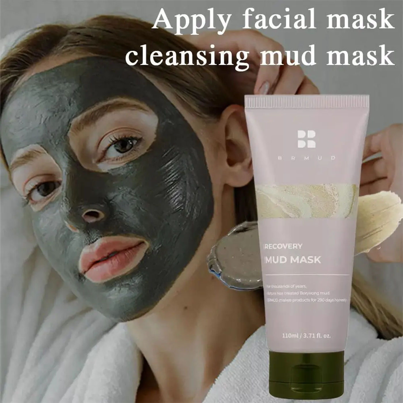 Description Picture 6 of itemFacial Mask Clay Mud Masks recovery Mud Cleanser Moisturizing Removal Blackhead Whitening Face Mask Mud Skin Care