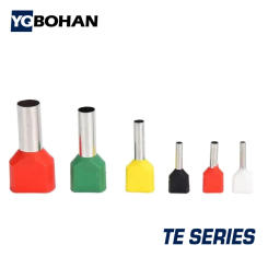 1000pcs/Pack TE0508 TE7508 TE1008 Insulated Ferrules Terminal Block Cord End Wire Connector Electrical Crimp phosphorcopper