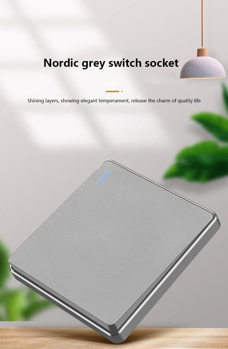 Description Picture 2 of itemUniversal USB Type-c 18W Fast Charge Power Socket plug,Home Wall Light Switch,UK 13A with Dual USB Electrical outlet AC110-250V