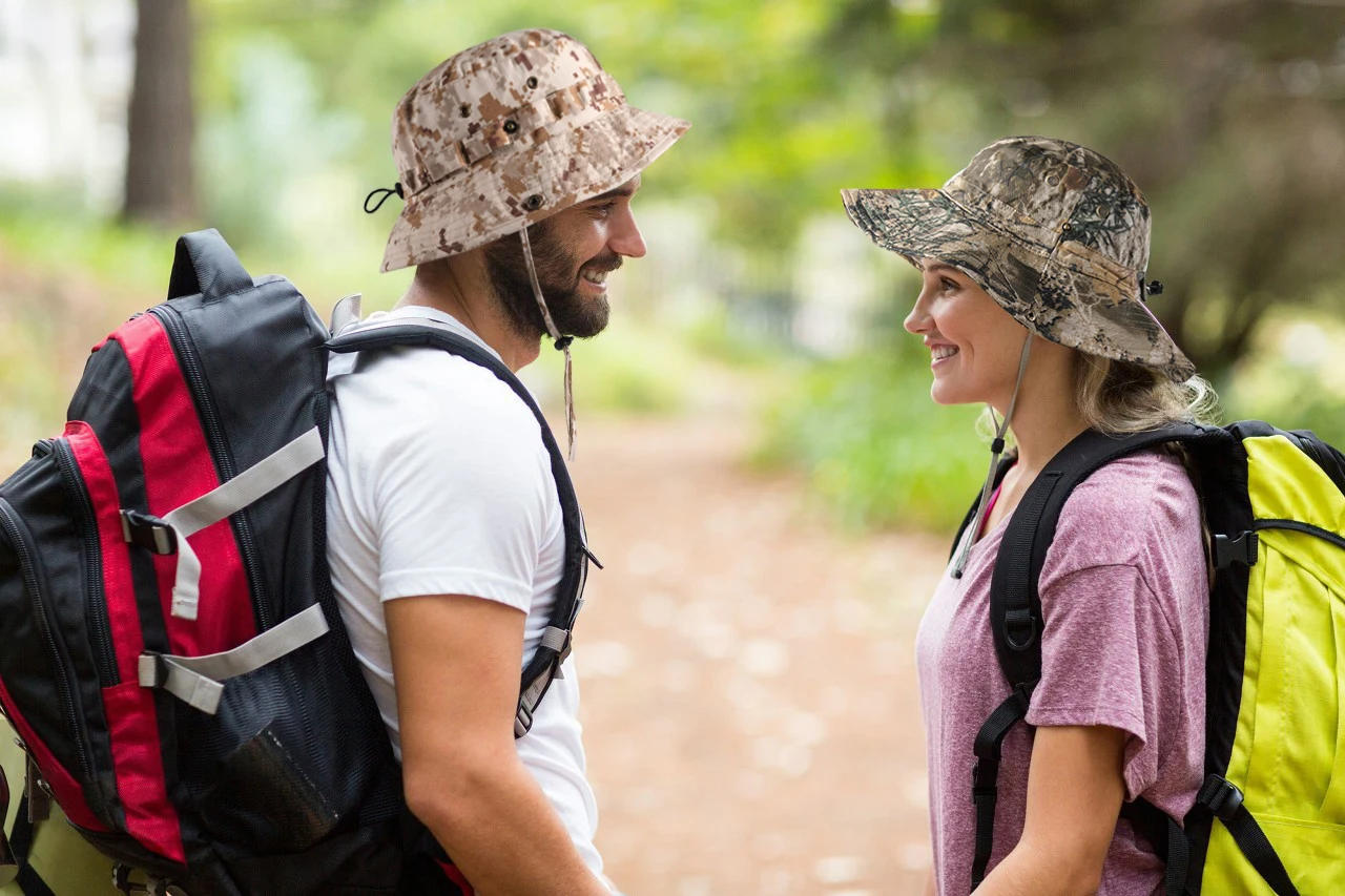 Description Picture 2 of itemTactical Fishing Boonie Hats Camouflage Panama Cap Hunting Shooting Outdoor Camping Sun Protection Folding Fisherman Bucket Hat