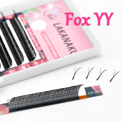 LAKANAKU Fox Eyelashes YY Lashes Extensions Fluffy Cilios Y