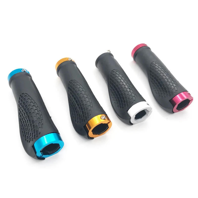Description Picture 5 of itemBike Handlebar Grips Anti-Skid Non-slip Double Locking Rubber Ergonomic Mountain MTB Cycling Parts Bicycle Grips Black Gold Blue