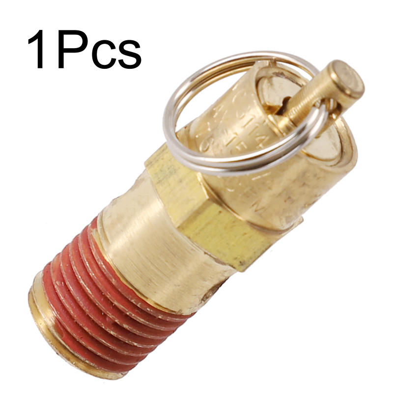 Description Picture 2 of item1pc Air Compressor Safety Relief Valve 1/4" Male NPT Threaded Inlet Connection 125PSI-270PSI Pressure Valve Safety Valve