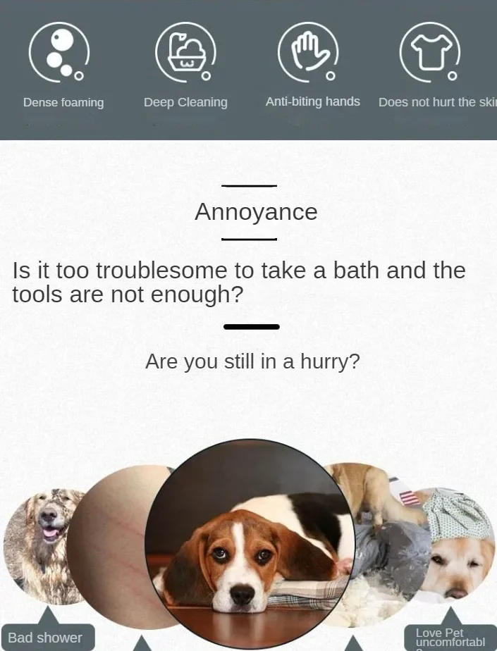 Description Picture 3 of item1/3PCS Silicone Pet Bathing Gloves for Cat Puppy Beauty Cleaning Bathe Shampoo Dog Cat Brush Gloves Pet Products