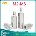 Stainless Steel M2 M2.5 M3 M4 M5 M6 Hex Standoff Male to Female  Stand-off Spacer Screw