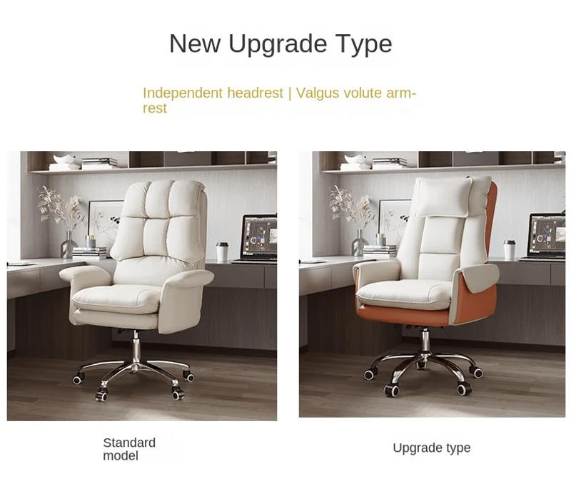 Description Picture 3 of itemIHOME Computer Chair Home Reclining Office Chair Comfortable Boss Chairs Gaming Seat Sedentary Sofa Chair Swivel Backrest Chairs