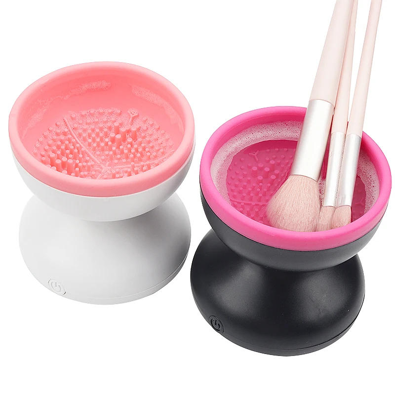 Description Picture 2 of itemElectric Makeup Brush Cleaner Beauty Tool Powder Puff Beauty Egg Automatic Deep Cleaning Box Makeup Brush Cleaning Artifact