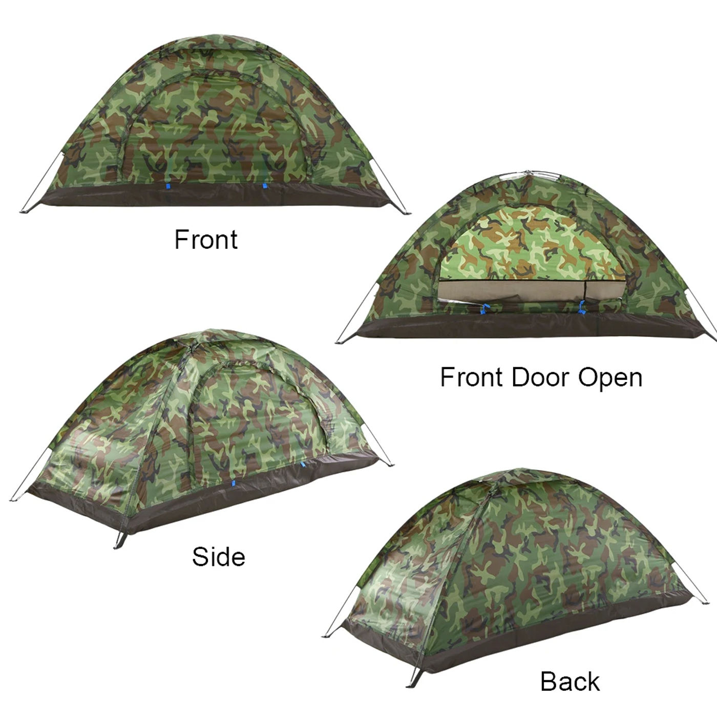 Description Picture 6 of itemHiking Kits 1 Pcs Camping Tent 1 Person/2 Person Convenient To Store Fiberglass Hiking Tent Ultralight Tent 2023 New