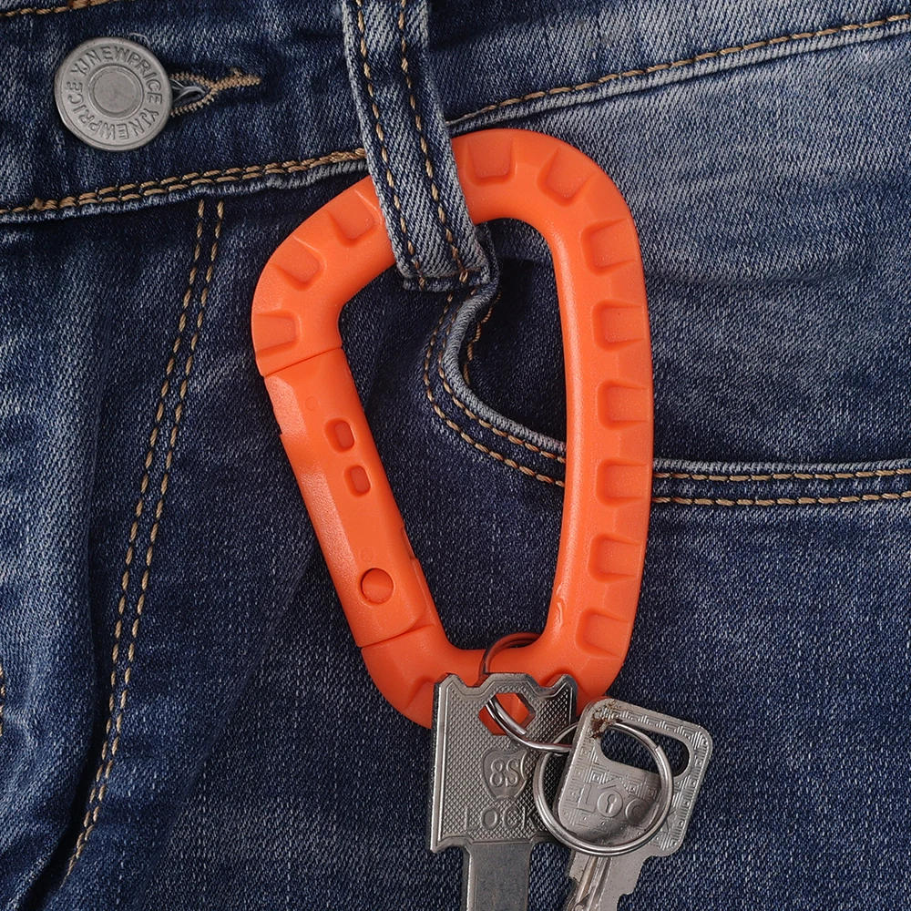 Description Picture 6 of item1/5pcs Carabiner Quickdraw Tool Clip Molle Webbing Outdoor Backpack Buckle Snap Lock Camp Climb Bag Tactical Hang Hook Clasp