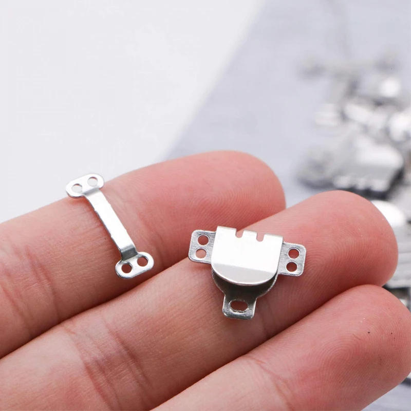 Description Picture 3 of item2/20Pairs Metal Invisible Trousers Hook Clasp Eyes Closure Fasteners Buckle Skirt Dress Bra Sewing DIY Garment Hooks Accessories