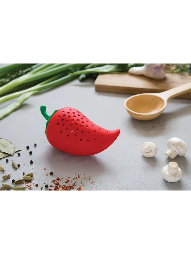 Description Picture 2 of itemSilicone Seasoning Bottle Herb & Spice  Stew Soup Silicone Tea Herbal Infuser Filter Tool Seasoning Kit Kitchen Tools & Gadgets