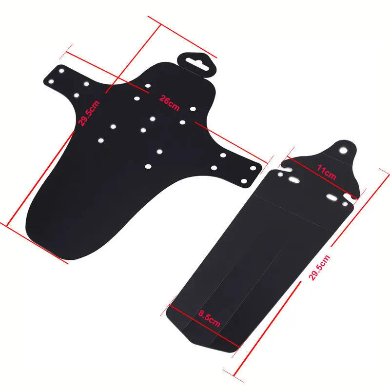 Description Picture 3 of itemA Set of Bicycles MTB Mountain Bike Front and Rear Mud Fenders Bicycle Accessories Bicycle Parts