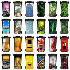 Custom Size Self-adhesive PVC Trash Can Sticker Waterproof Wallpaper Garbage Bin Renovation Cover Decal Mural For Kitchen Decor
