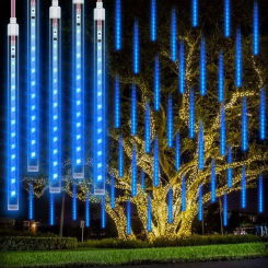 Meteor Shower Rain LED String Lights for 1/2/3/4 Set Christmas Decoration Wedding Garden Xmas Outdoor Holiday Fairy Light Decor