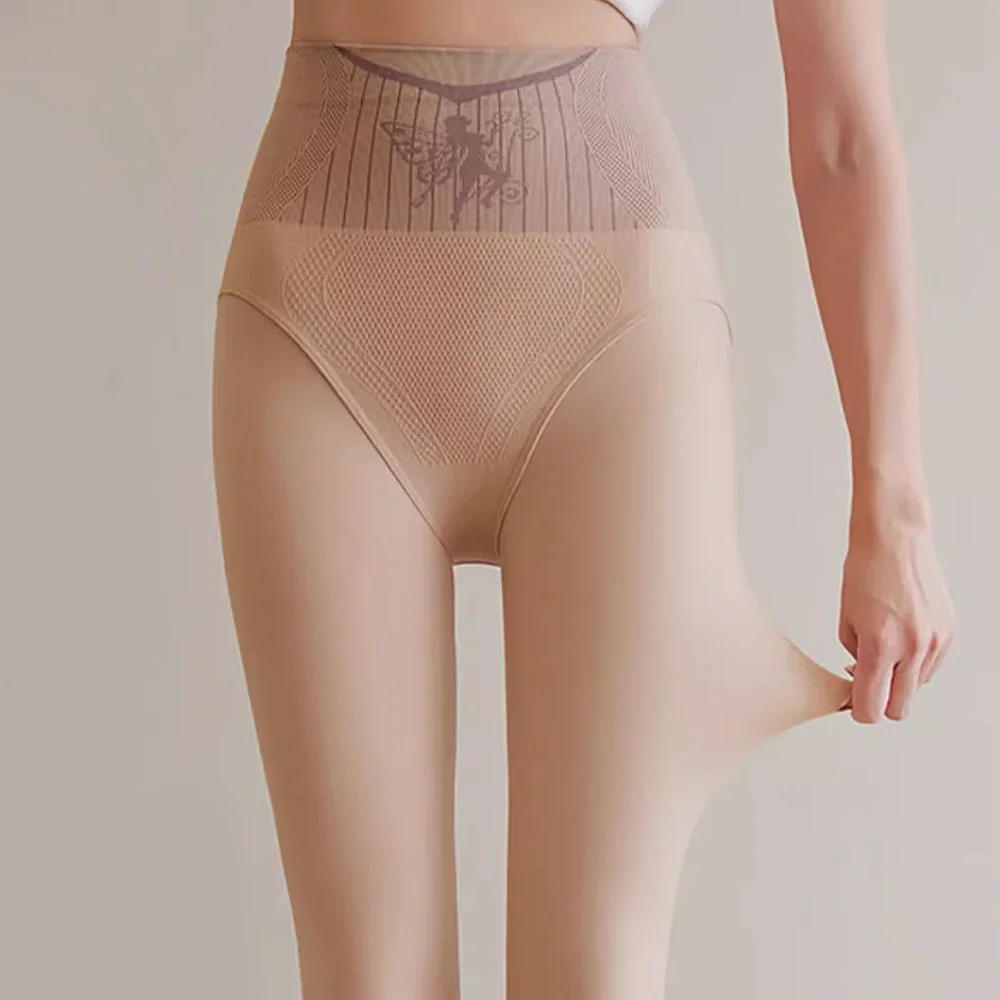 Description Picture 6 of itemThicken Warm Tights For Women Winter Thermal Stockings Leggings Sexy Translucent Fleece Velvet Tights Pantyhose Female Pants