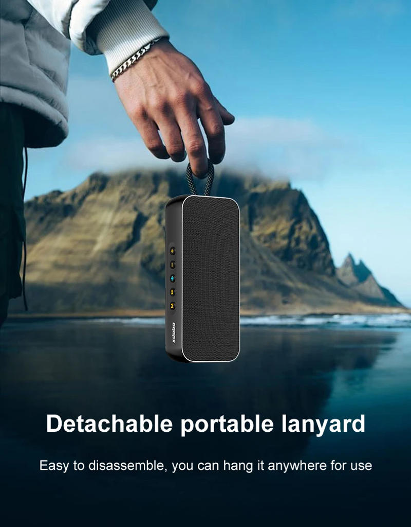 Description Picture 6 of itemXDOBO LUXE Bluetooth Speaker Wireless 60W Power Subwoofer Deep Bass Outdoor Fun Camping Riding Hiking Party Music Playing Box