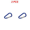 1/2PCS 8mm Carabiner Spring Snap Hook Spring Link Hook Clip Hook D-ring Snap Hook Aluminum Backpack Hanging Keychain Not for