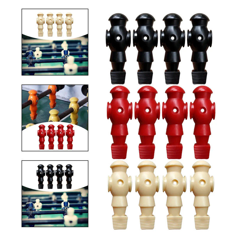 Description Picture 5 of item4x Foosball Man, Table Soccer Player, 5/8" Man Soccer Games Player Figure