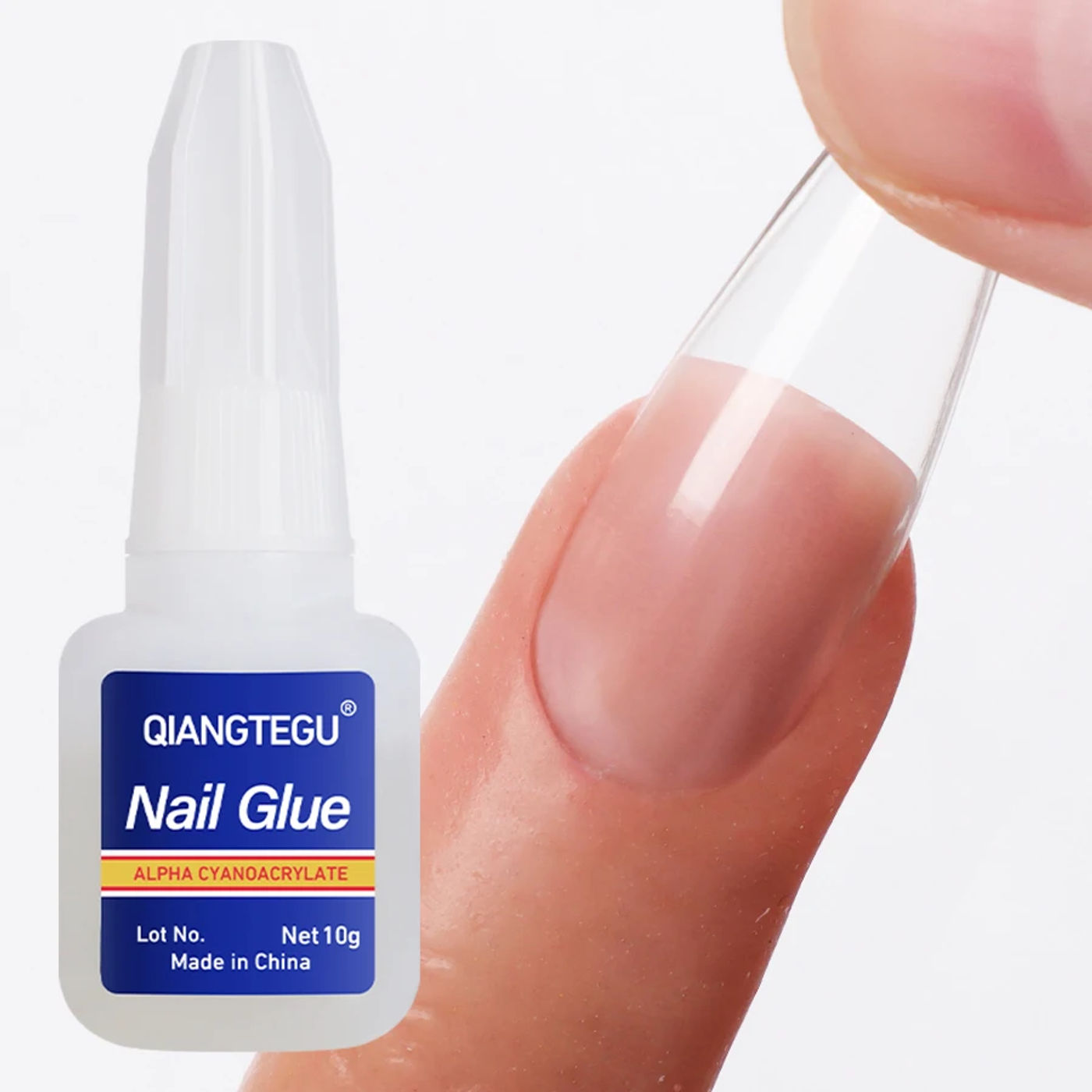 Description Picture 6 of item1/5pcs 10g Large Capacity Quick Drying Nail Glue False Nails Strong Adhesive Nails Tip Gel Long-lasting Waterproof Nail Art Tool