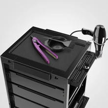 Description Picture 4 of itemPremium Lockable Salon Trolley Cart with Wheels and 6 Drawers & 2 Bucket, Versatile Salon Cart for Hair Stylist