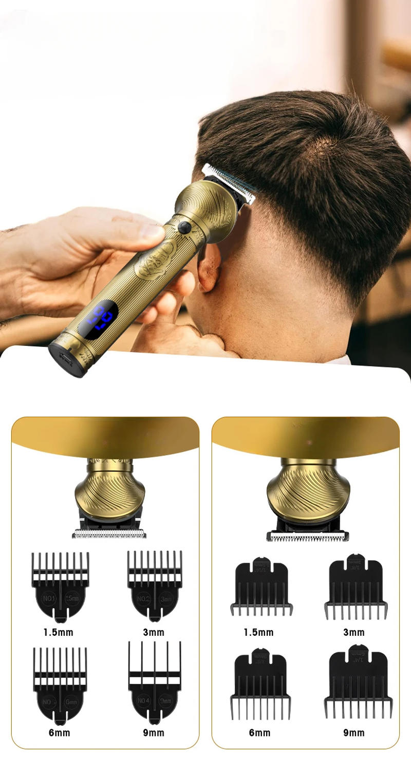 Description Picture 6 of itemRESUXI 698 New 6 in 1 Hair Trimmers Multi-functional Hair Clipper, Men's Household Nose Hair Clipper Set for Men