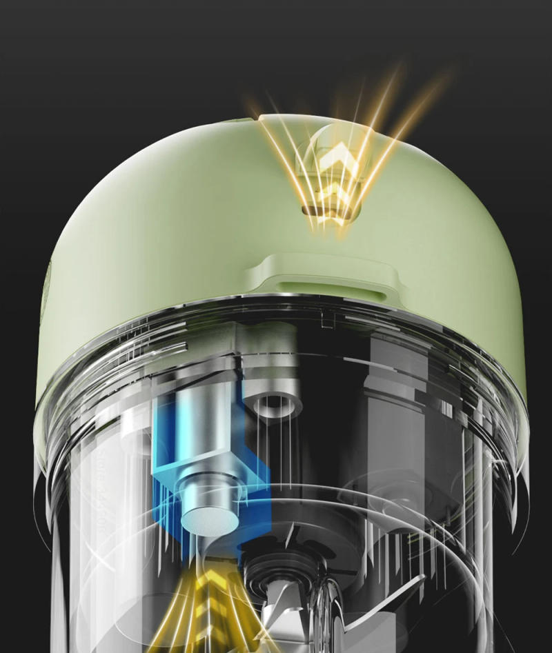 Description Picture 4 of itemZHENMI Portable Vacuum Juicer Crushed Ice Mixer Electric Mini Blender Fruit Vegetables Quick Juicing Kitchen Food Processor