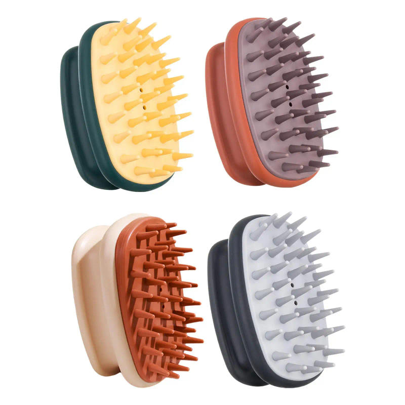 Description Picture 2 of itemShampoo Brush Loss Prevention Manual Head Scalp Massage Brush for Thick Curly Wet and Dry Hair Travel Home Styling Tools Pets