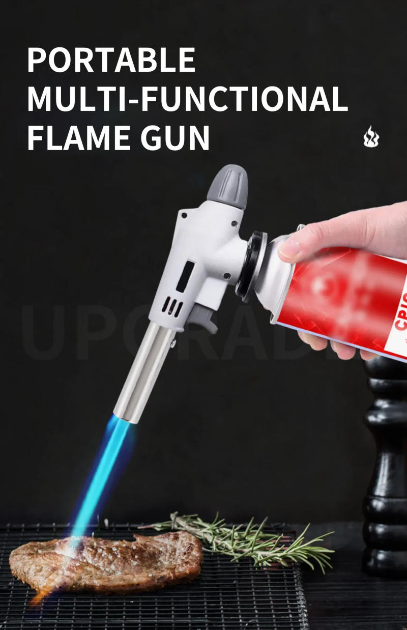 Description Picture 2 of itemTorch Cooking AutoIgnition Butane Gas Welding-Burner Welding Gas Burner Flame Gas Torch Flame Gun Blow for BBQ Camping Cooking