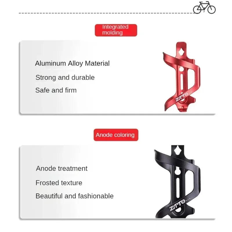 Description Picture 5 of itemMTB Ultralight Aluminum Alloy Bicycle Water Bottle Holder Cage For Mountain Road Bike Cycling Bottle Holder Bicycle Accessories