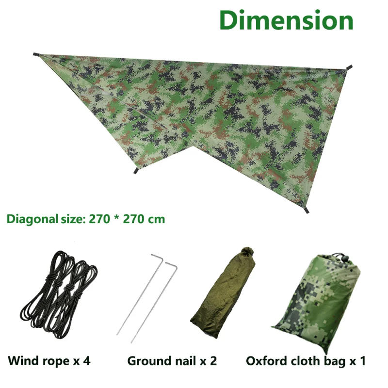 Description Picture 4 of itemCamping Garden Hammock With Mosquito Net Outdoor Furniture Bed Strength Parachute Fabric Sleep Swing Portable Hanging