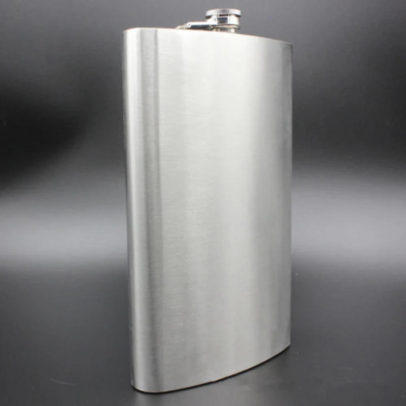 Description Picture 6 of item64oz Portable Stainless Steel Hip Flask Whiskey Wine Pot Leather Cover Bottle Funnel Travel Tour Drinkware Wine Cup Flasks Gift