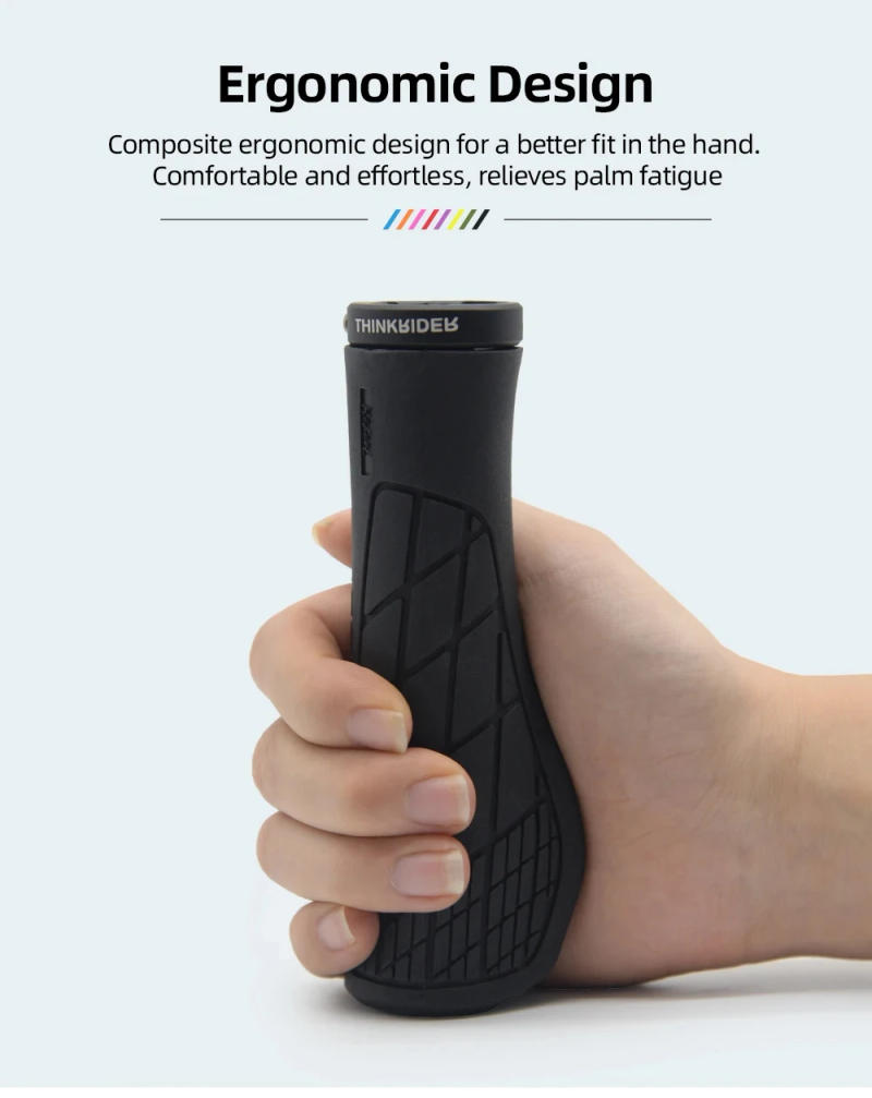 Description Picture 6 of itemThinkRider Bicycle Grips Soft Rubber For MTB Mountain Bike Shockproof Anti-Slip Handlebar Cycling Handle Bar Parts