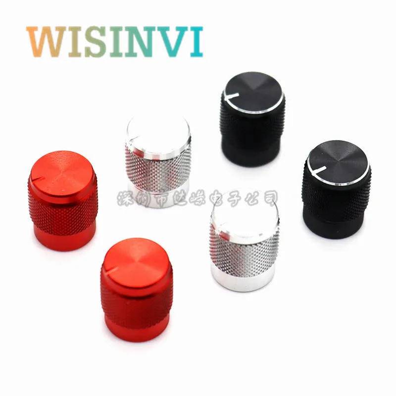 Description Picture 4 of item5PCS 10*12mm Knurled aluminum alloy knob cap potentiometer encoder adjustment cap cover knob cap flower shaft 6mm