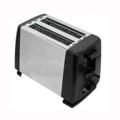 2 Slices Bread Makers Automatic Breakfast Machine Fast Heating Stainless Steel Wide Slot 6 Toast Settings for Bread Bagel Waffle