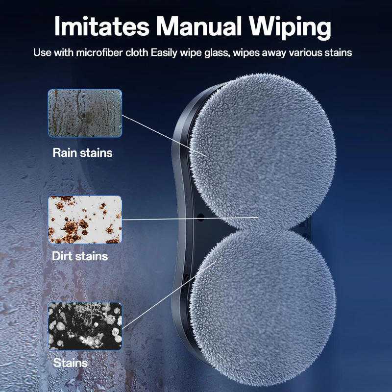 Description Picture 6 of itemIntelligent remote control automatic cleaning tool water spray window cleaner