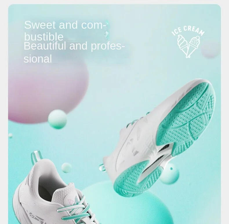 Description Picture 4 of itemKawasaki Badminton Shoes Ice Cream B3322 Dopamine Color Light Transparent Men and Women Wear-Resistant  Sneaker