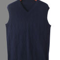 Men's new 100% pure mink velvet vest V-neck jacquard sleeveless vest casual warm sweater with bottoming coat and loose pullover.