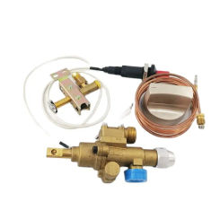 3pcs Gas Control Brass Safety Valve Pilot Burner Thermocouple Regulator Assembly
