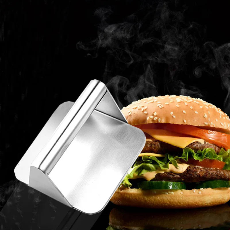 Description Picture 4 of itemHamburger Press 304 Stainless Steel Non-Stick Meat Beef Grill Burger Press Patty Maker Hamburger Maker Kitchen Supplies