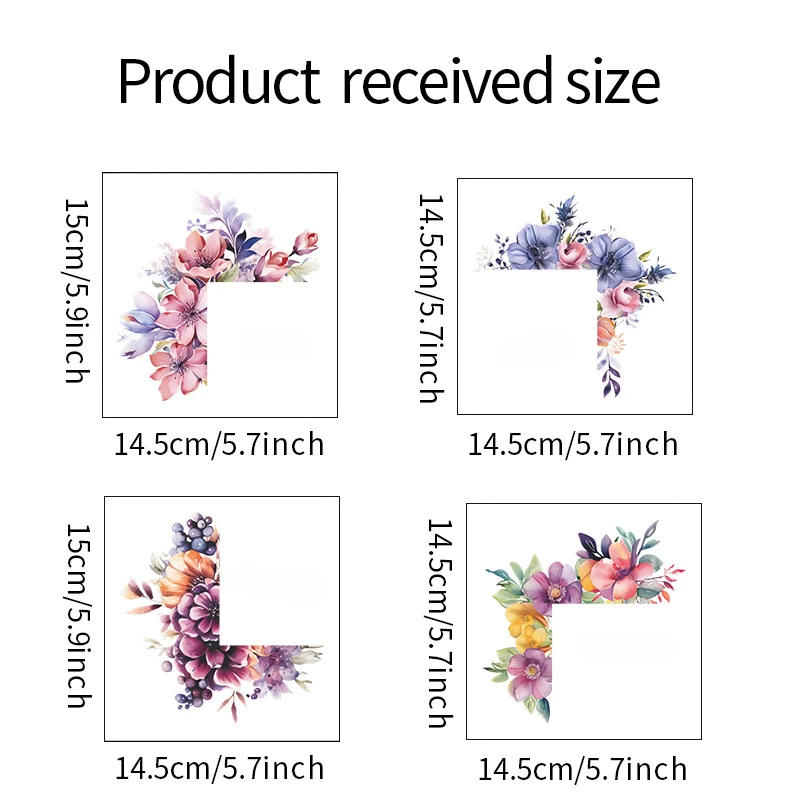Description Picture 4 of itemSwitch decorative stickers Warm flowers Wall socket light switch Home decor Simple wallpaper wallpaper self-adhesive waterproof