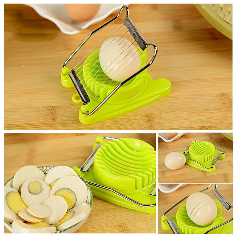 Description Picture 4 of itemKitchen Accessories Egg Slicer Chopper Stainless Steel Fruit Salad Cutter Egg Tools Manual Food Processors Kitchen Gadget ALI426