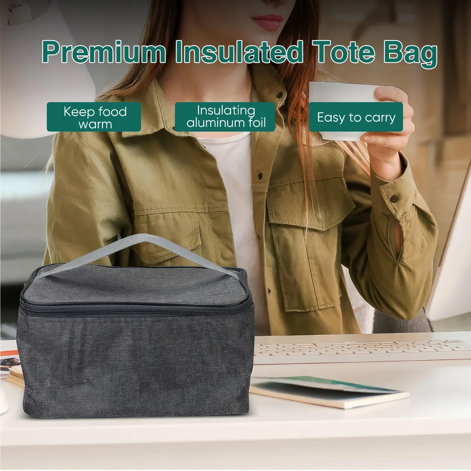 Description Picture 6 of itemElectric Lunch Box Food Warmer 1.8 L 80W  Camping Bento Picnic Portable Food Heater Car/Truck/Home in-car Electric Lunch Box