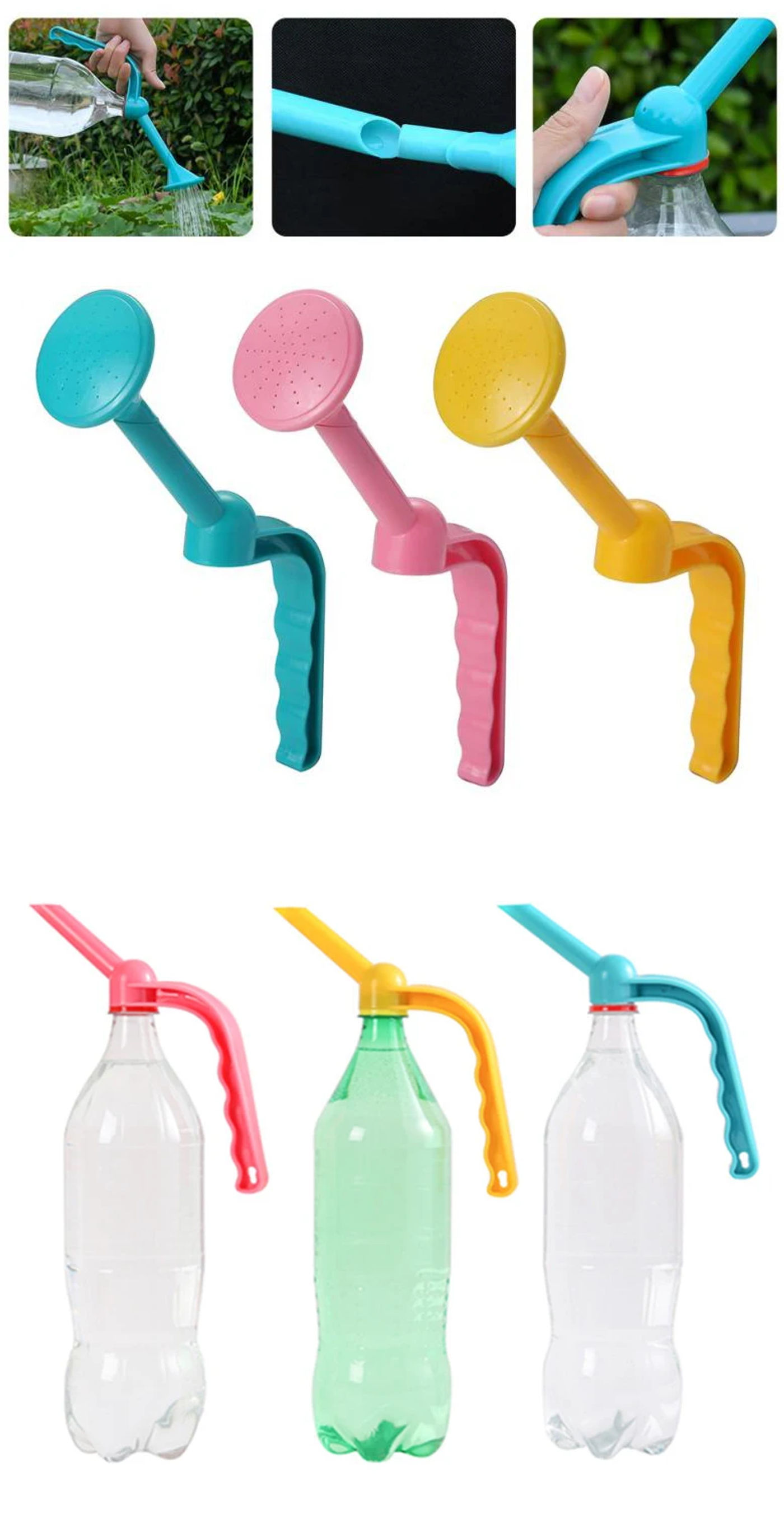 Description Picture 5 of itemGardening Plant Watering Handheld dual-purpose water spray Bottle Water Can Top Waterers Shower Seedling Irrigation
